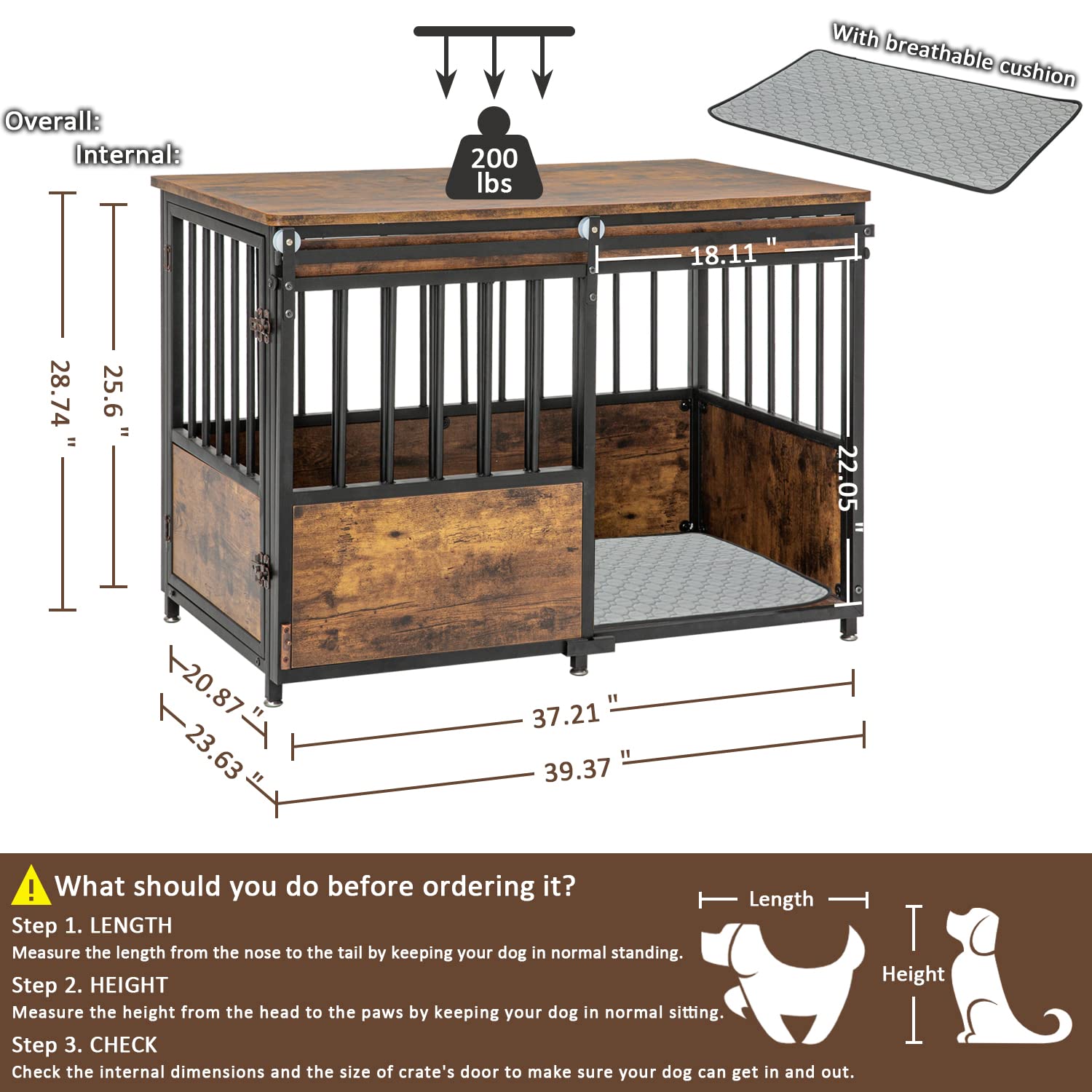 40 inch dog crate best sale