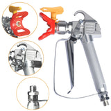 JWGJW Airless Paint Spray Gun & 517 Tip Suitable for All airless Paint Spraying Machines, Swivel Joint & High Pressure 3600 PSI (JW-122532) JWGJW