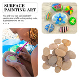 MAGICLULU 20pcs Painted Stone River Rocks for Painting Smooth Natural Stones Painting Rocks Bulk for Adults Bundle River Stones Birthday Party MAGICLULU