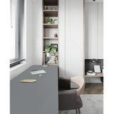 Kaboon 55x24 Grey Tabletop Only, Wood Desktop One Piece, Table Top for Standing Desk Frame, Laminate Countertop, Tabletop Board Only for Home and Kaboon