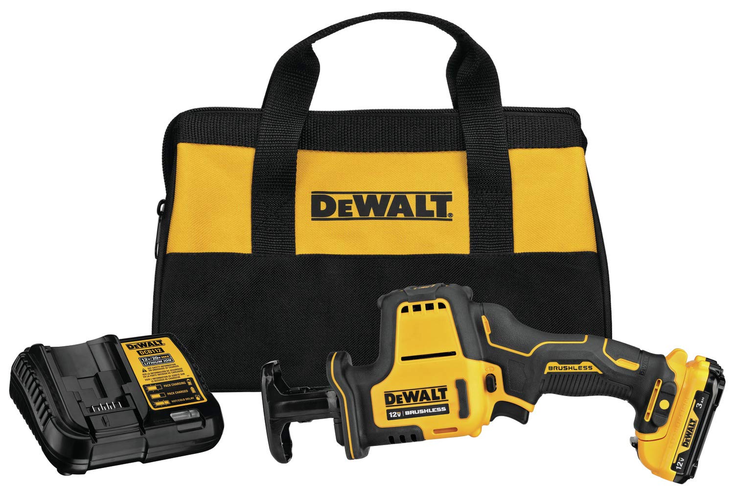 DEWALT XTREME 12V MAX* Reciprocating Saw, One-Handed, Cordless Kit (DCS312G1) DEWALT
