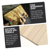 KALLORY 10pcs Board Unfinished Wooden Cutouts Wood Squares for Craft Wood Carving Blanks Unfinished Wood Blocks Oil Birch Plywood Wood Cut Out Wood KALLORY