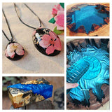 32 OZ Epoxy Resin Clear for Resin Molds, Resin Epoxy Starter Kit, 2 Part Resin for for Jewelry- Including Resin and Hardener (Each 16OZ) with 4 pcs PUDUO