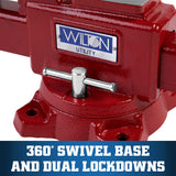 Wilton 676U Utility Bench Vise, 6-1/2" Jaw Width, 6" Jaw Opening (28820) Wilton