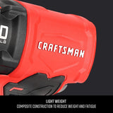 Craftsman CMXPTSG1003NB ½-in 750 ft-lbs Air Impact Wrench, Red and Black Craftsman