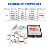 CNCOLETECH Mo Mirror 3PCS Dia:25mm for CO2 Laser Engraving Cutting Engraver/Cutter 80W 100W 130W 150W 180W CNCOLETECH