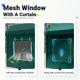 Quictent 12'x20' Carport with Roll-up Ventilated Windows, Anti-Snow Car Port Heavy Duty Car Canopy RV Carport Canopy Portable Garage Shelter Boat Quictent