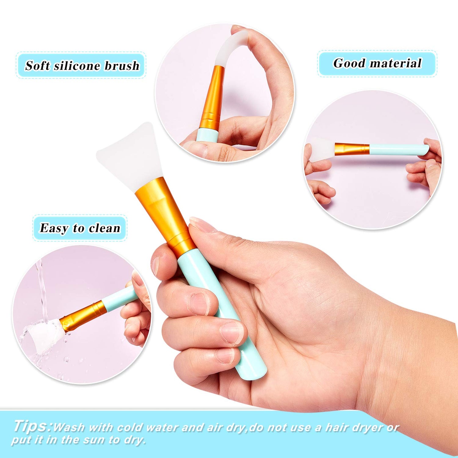 15 Pieces Reusable Stir Sticks Sets Include 12 Pieces Resin Sticks Stirring Makeup Stick and 3 Pieces Silicone Epoxy Brushes for Mixing Resin Epoxy Patelai