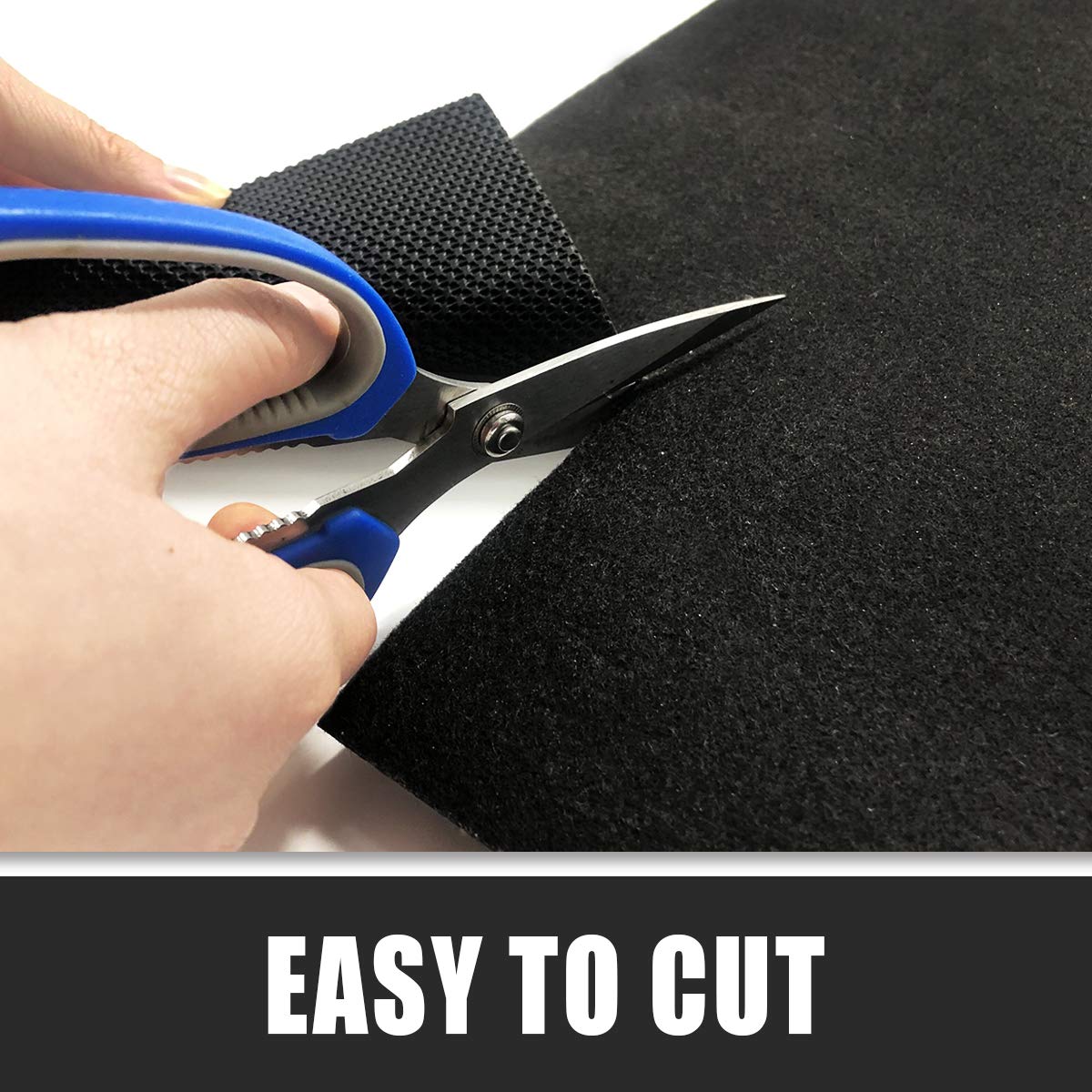 LINLA Premium Absorbent Oil Mat Contains Liquid Garage Floor Mat 8.5'x 6.6', Reusable, Washable, Protects Floor, Driveway Surface, Shop,Parking LINLA