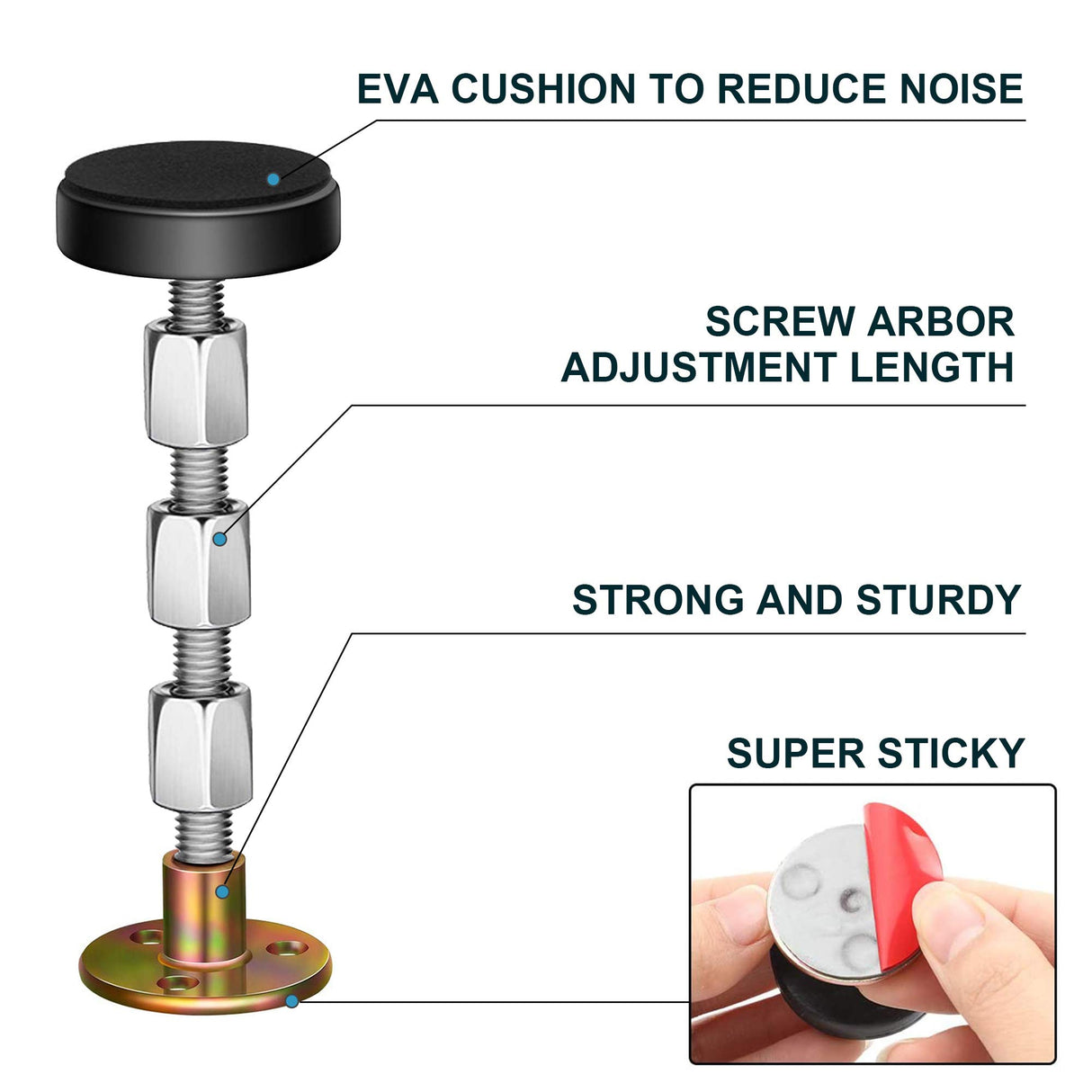 Krisler Adjustable Anti-Shake Bed Frame Stabiliser Tool Krisler