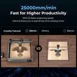 Creality Laser Engraver 22W Output, 120W High Power Laser Engraving Machine CNC, DIY Laser Cutter and Engraver Machine for Metal and Wood, Paper, Creality