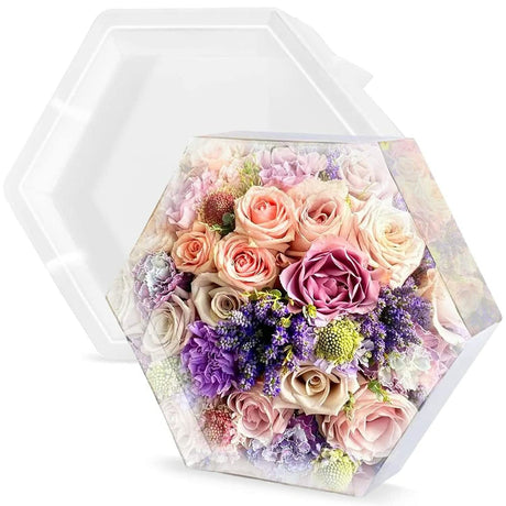 12" Hexagon Molds for Resin (12 Inch),Deep Epoxy Resin Molds for Flowers Preservation,Resin Art, Casting Resin,Resin Epoxy,DIY HIQUE
