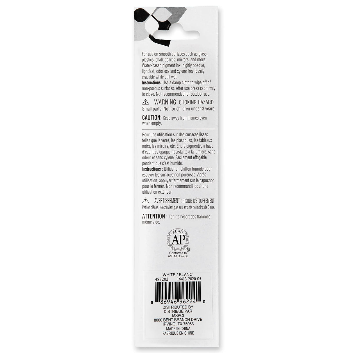 Craft Smart 12 Pack: White Broad Tip Chalk Marker Craft Smart