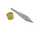 Narex 822392 Thin 0.050 Inch Marking Striking Knife Kit with Dual Double Bevel Mn-V Blade Hardened to Hrc 61 with Brass Ferrule Narex