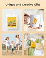 Hiipoo Sublimation Ink Refilled Bottles with Heat Tape Refill for ET2400 XP4105 XP4100 ET2720 ET2760 ET2750 ET4800 ET-2800 ET-2803 ET-2850 Inkjet Hiipoo