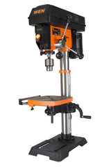 WEN 4214T 5-Amp 12-Inch Variable Speed Cast Iron Benchtop Drill Press with Laser and Work Light WEN