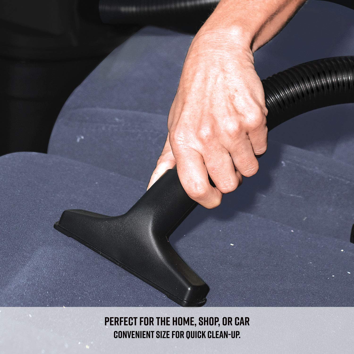 Vacmaster VJC507P 5-Gallon* 3 Peak HP** Wet/Dry Shop Vacuum, Blue, 5 gal Vacmaster