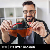 Professional Laser Goggles-Dual Wave 532+1064nm Laser Safety glasses,Resistant to Laser180-540&750-1100nm for 445nm,532nm,1064nm Infrared JILERWEAR