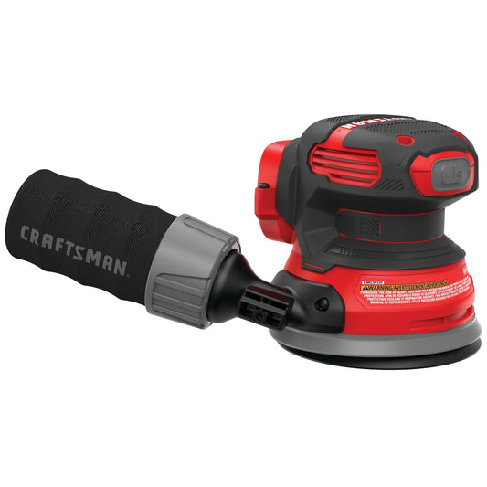 CRAFTSMAN V20 Orbital Sander, Cordless, 12,000 OPM, Bare Tool Only (CMCW220B) - WoodArtSupply