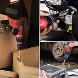 WORKPRO 12-in-1 Ratcheting Multi-Bit Screwdriver Set, Quick-load Mechanism Screwdriver with Double End Bits in Handle WORKPRO