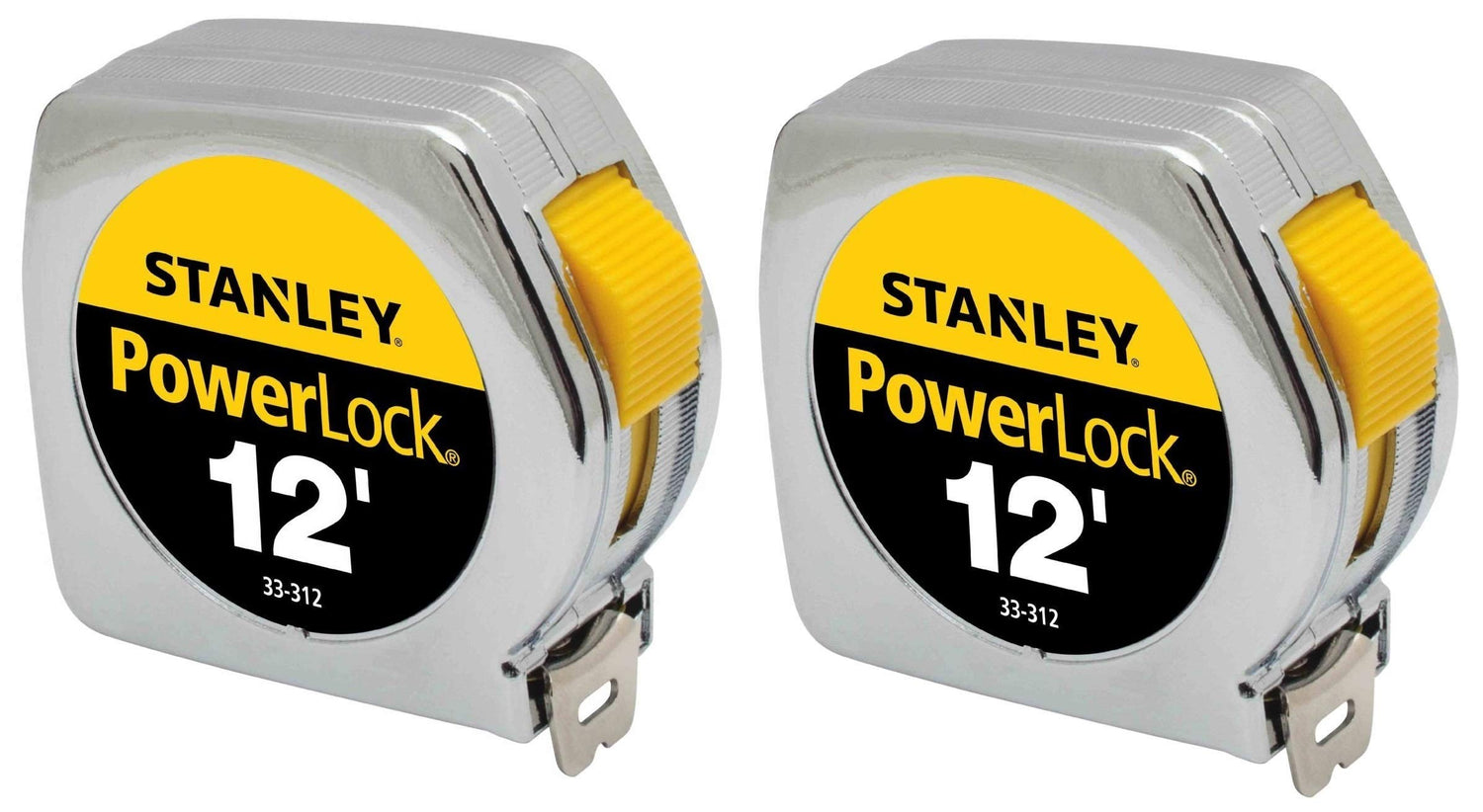 Stanley Hand Tools 33-312 3/4" X 12' PowerLock Professional Tape Measure (2 Pack) STANLEY