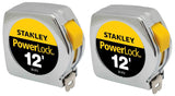 Stanley Hand Tools 33-312 3/4" X 12' PowerLock Professional Tape Measure (2 Pack) STANLEY