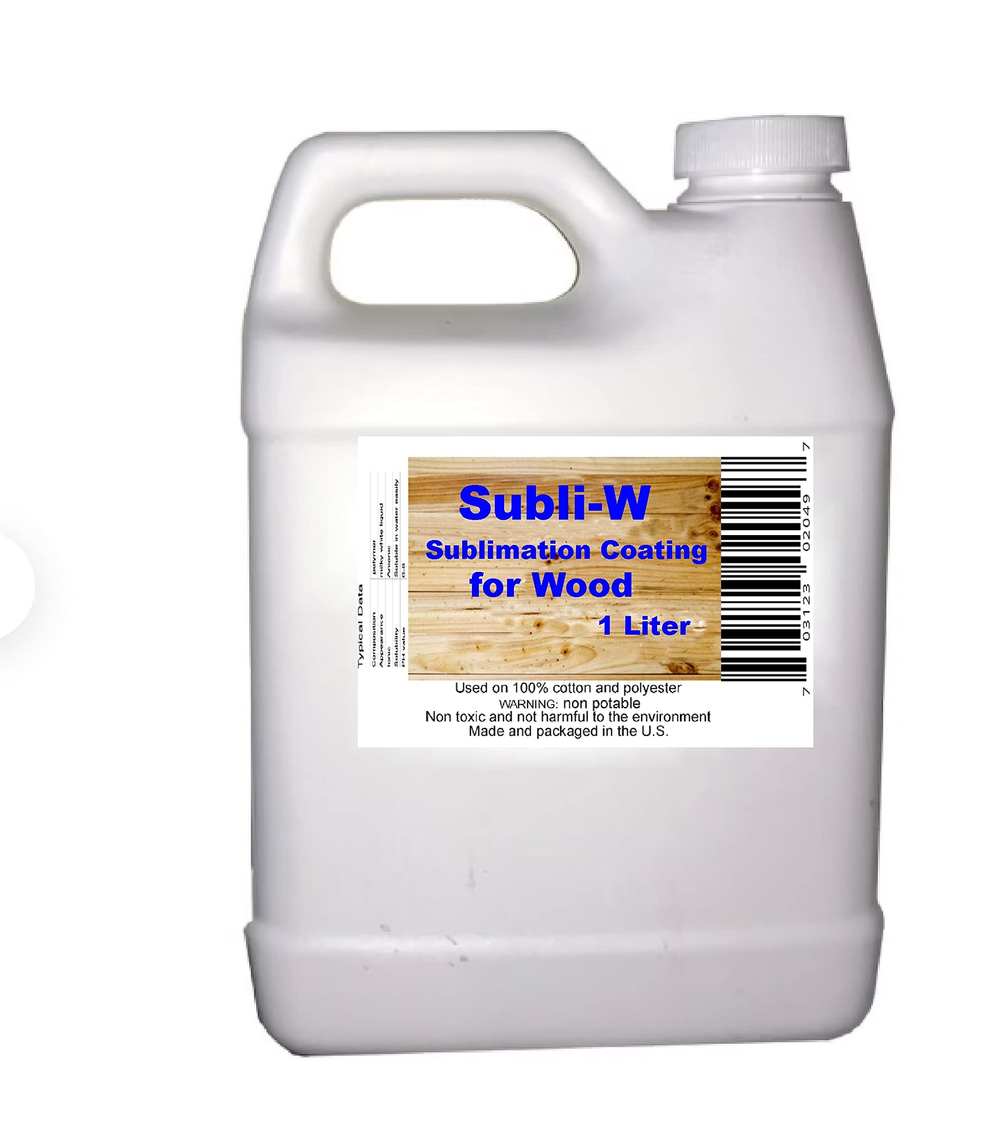 Sublimation Coating for Wood 1 Liter - WoodArtSupply