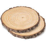 Lemonfilter Natural Wood Slices Craft Wood Kit Wooden Circles Unfinished Log Wooden Rounds for Arts Crafts Wedding Christmas DIY Projects (20-22CM) Lemonfilter