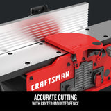 CRAFTSMAN Benchtop Jointer, Up to 22,000 cuts per Minute, 10 Amp, Corded (CMEW020) Craftsman
