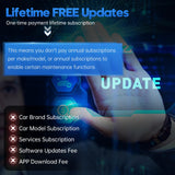 Wireless OBD2 Scanner for Android & iPhone, XTOOL Anyscan A30M 2024 Newest Bidirectional Scan Tool with Free Updates, All System Diagnostics, 21 XTOOL