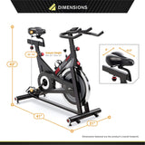 Circuit Fitness Club Revolution Cycle for Cardio Exercise - Red CIRCUIT FITNESS