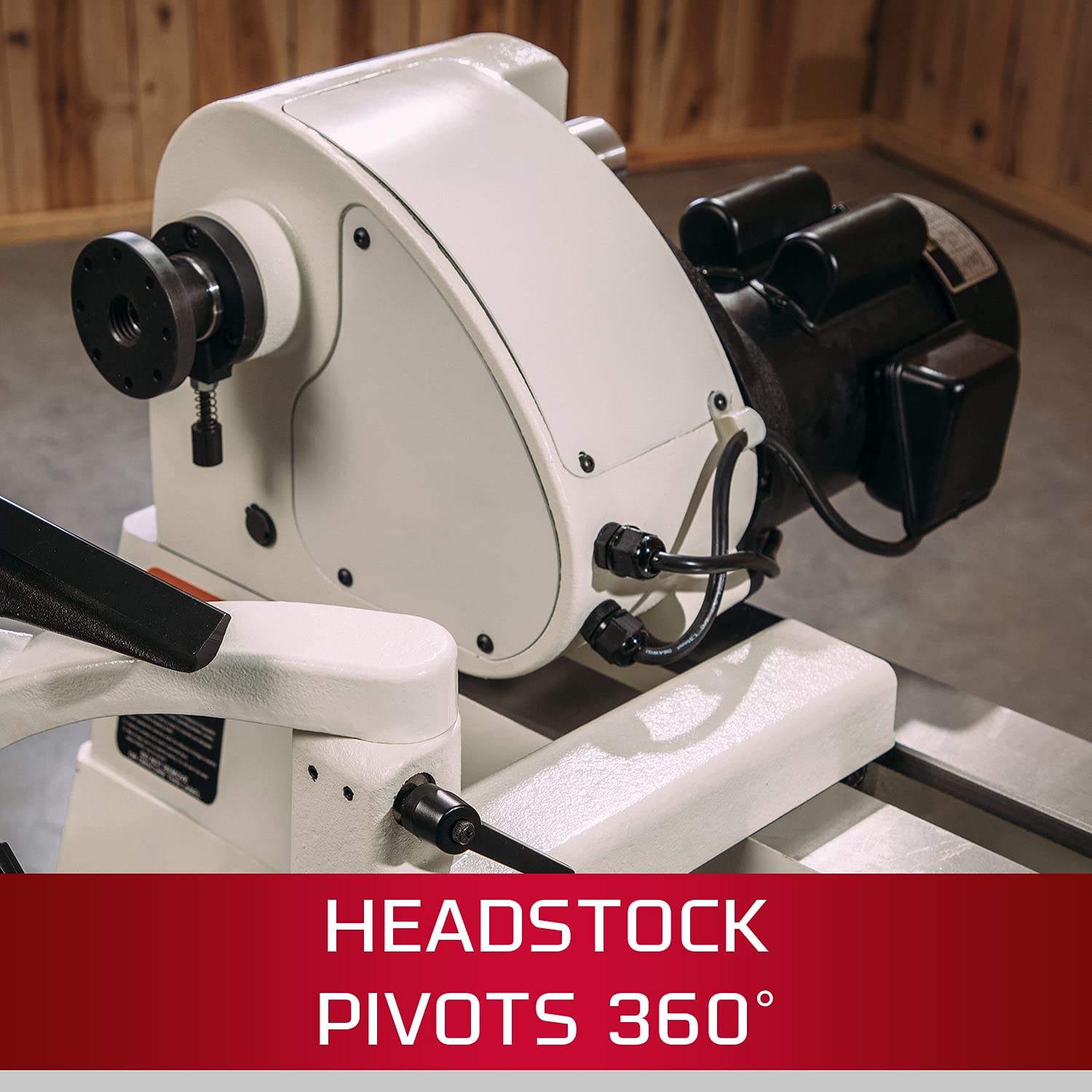 JET 14" x 40" Variable-Speed Woodworking Lathe, 1 HP, 1Ph 115/230V (JWL-1440VSK) Jet