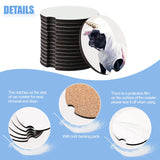 Sublimation Coasters Blanks Round Sublimation Blank Car Cup Coaster Absorbent MDF Car Coasters with A Finger Notch Heat Transfer Cup Coasters for Patelai