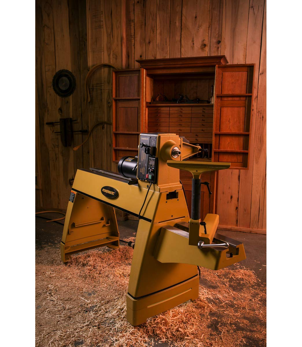 Powermatic 20" x 35" Woodworking Lathe, 2 HP, 1Ph 220V (Model 3520C) - WoodArtSupply