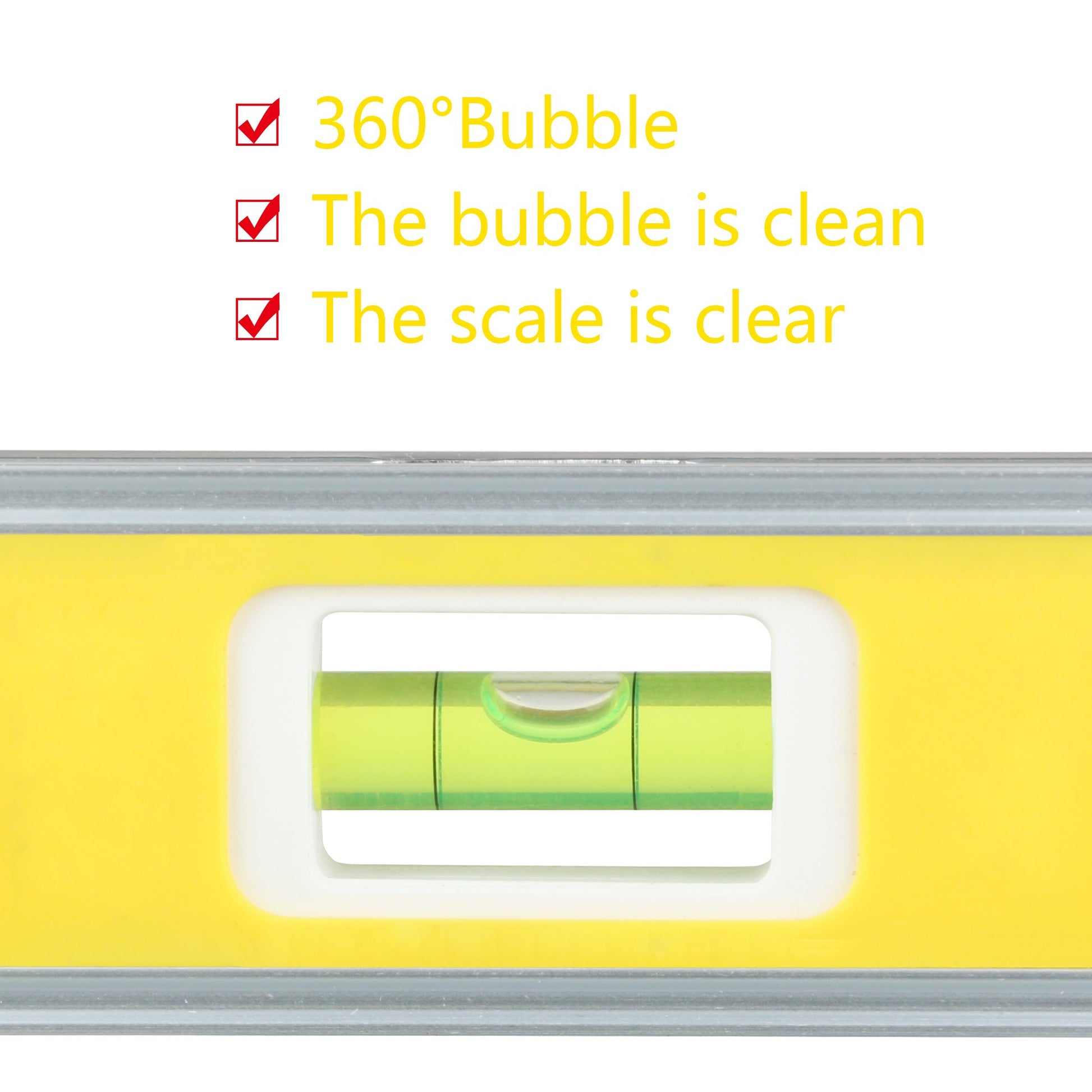 DOWELL 9 Inch Magnetic Box Level Torpedo Level,3 Different Bubbles/45°/90°/180°Measuring Shock Resistant Torpedo Level - WoodArtSupply