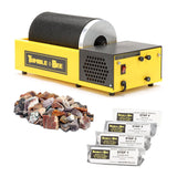 Tumble-Bee Rotary Rock Tumbler with Rock Grit Polish Kit - Rock Polisher Machine, Tumbling Equipment for Stone, Glass, and Metal Collection, Tumble-Bee