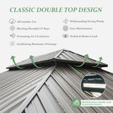 Domi 12x20 ft Wood Gazebo, Cedar Wood Frame Hardtop Gazebo with Galvanized Steel Double Roof, Outdoor Gazebo with Netting and Curtains, Patio Gazebo domi outdoor living