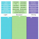 Gwybkq Cutting Mat for Cricut Explore One/Air/Air 2/Maker 5 Pack 12x24 (Standard,Light,Strong) Adhesive Sticky Grip Non-Slip Durable Variety Cutting Gwybkq