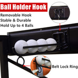 WALMANN Wall Mount Golf Bag Organizer for Garage, Extra Large 2 Golf Bag Stand Golf Equipment and Accessories Storage Rack for Garage Shed Basement WALMANN