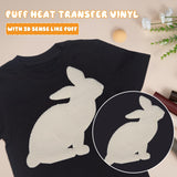 HTVRONT Auto Heat Press Machine for T Shirts - Heat Press 15x15 & HTVRONT Skin Tone Puff Vinyl Heat Transfer - 9Pcs HTVRONT