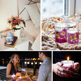 RESINWORLD 3 Size Tealight Candle Holder Mold for Epoxy Resin + Set of 4", 3", 2", 1.5", 1", 0.5" Clear Silicone Cube Molds, Large Deep Square Epoxy ResinWorld