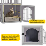 Aivituvin Dog House Feral Cat House Outdoor and Indoor,Pet Houses with Stairs,2 Storys Aivituvin