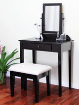 Frenchi Furniture Wood 3 Pc Vanity Set Frenchi Home Furnishing