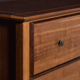 Grain Wood Furniture Shaker 5-Drawer Chest, Walnut Grain Wood Furniture