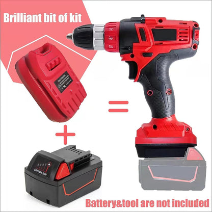 lilocaja DM18MAN Battery Adapter for Craftsman 20V Cordless Tools, Convert Dewalt 18V/20V Max XR Li-ion Battery or Milwaukee M18 18V Li-ion Battery - WoodArtSupply