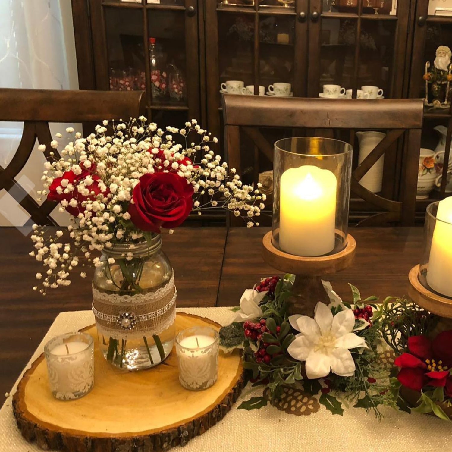 Wilson 4 Pack Basswood Round Rustic Wood Slice, Sanded Side, 9-12" Diameter, Excellent for Wedding Centerpiece, DIY Woodland Projects, Table Wilson