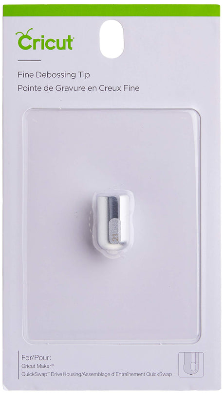 Cricut Tip, Fine QuickSwap Debossing, Silver Cricut