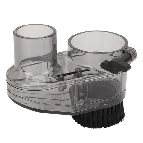 CNC Router Dust Shoe for 52mm Spindle Motors, Clear CNC Dust Boot with 38mm Hose Diameter for 52mm Spindle Motors and Router Pomya