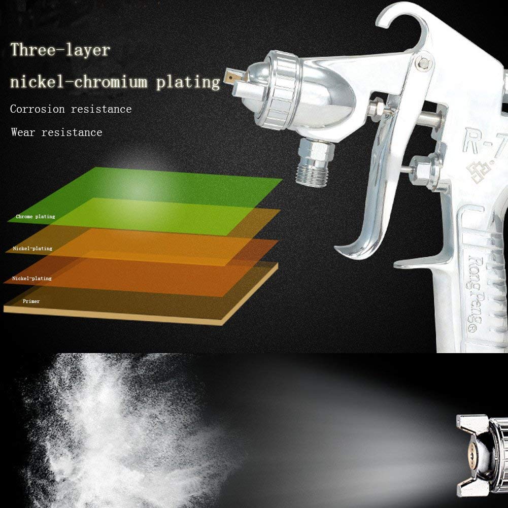 Ouya R77P Paint Sprayer Pressure Feed High Efficiency Spray Gun Nozzle Size 2.5mm Ouya