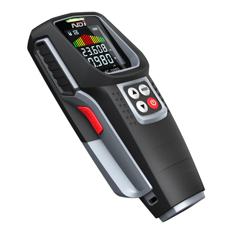 5 in 1 Multi Function Stud Finder Wall Scanner with Laser Distance Meter Metal Framing Tool Joist Pipe Finder and Live Wire Detection NDI